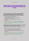 NURS 6521 WEEK 11 FINAL EXAM 2026&sol;2027 WALDEN &vert; 150 NGN STYLE QUESTIONS AND EXPLAINED ANSWERS LATEST VERSION&NewLine;&NewLine;