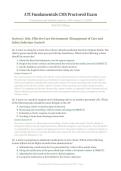 ATI FUNDAMENTALS CMS PROCTORED EXAM 2026&sol;2027 &vert; 70 Questions & Verified Answers &vert; Latest 100&percnt; Correct &vert; Pass Guaranteed - A&plus; Graded&NewLine;&NewLine;