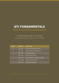 ATI FUNDAMENTALS CMS PROCTORED EXAM PACKAGE 2026&sol;2027 &vert; Complete Files with Verified Q&A &vert; Latest Edition A&plus; Graded &vert; Pass Guaranteed - A&plus; Graded