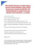 BSN 266 HESI Med Surg Test Bank Medical-Surgical Nursing Nightingale College Official Practice Exam Actual Exam 2026&sol;2027 with Detailed Rationales &vert; Complete Exam-Style Questions &vert; Pass Guaranteed &ndash; A&plus; Graded&NewLine;&NewLine;