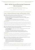 NR565 MIDTERM EXAM 2026&sol;2027 &vert; Advanced Pharmacology Fundamentals Chamberlain &vert; Actual Questions & Verified Answers &vert; Pass Guaranteed - A&plus; Graded&NewLine;&NewLine;