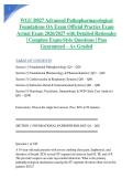 WGU D027 Advanced Pathopharmacological Foundations OA Exam Official Practice Exam Actual Exam 2026&sol;2027 with Detailed Rationales &vert; Complete Exam-Style Questions &vert; Pass Guaranteed &ndash; A&plus; Graded&NewLine;&NewLine;