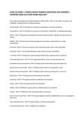 NURS 222 WEEK 1&colon; MENTAL HEALTH NURSING QUESTIONS AND ANSWERS &vert; COMPLETE NURS 222 STUDY GUIDE 2026&sol;2027