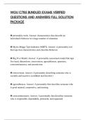 WGU C785 BUNDLED EXAMS VERIFIED&NewLine;QUESTIONS AND ANSWERS FULL SOLUTION&NewLine;PACKAGE