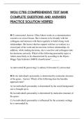 WGU C785 COMPREHENSIVE TEST BANK&NewLine;COMPLETE QUESTIONS AND ANSWERS&NewLine;PRACTICE SOLUTION VERIFIED