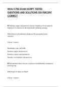 WGU C785 EXAM SCRIPT TESTED&NewLine;QUESTIONS AND SOLUTIONS 100 PERCENT&NewLine;CORRECT