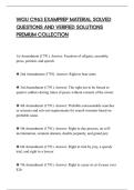 WGU C963 EXAMPREP MATERIAL SOLVED&NewLine;QUESTIONS AND VERIFIED SOLUTIONS&NewLine;PREMIUM COLLECTION