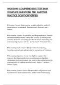 WGU D199 COMPREHENSIVE TEST BANK&NewLine;COMPLETE QUESTIONS AND ANSWERS&NewLine;PRACTICE SOLUTION VERIFIED 