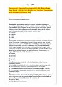 Community Health Nursing & NCLEX Exam Prep Test Bank &lpar;2025&ndash;2026 Edition&rpar; &ndash; Verified Questions and Answers &lpar;Graded A&plus;&rpar;&period;pdf&NewLine;&NewLine;