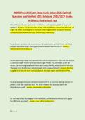 ROPD Phase 4C Exam Study Guide Latest 2026 Updated &NewLine;Questions and Verified 100&percnt; Solutions &lpar;2026&sol;2027&rpar; Grade&colon; &NewLine;A&plus;&vert;Status&colon; Guaranteed Pass