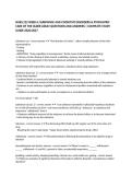 NURS 222 WEEK 6&colon; SUBSTANCE AND COGNITIVE DISORDERS & PSYCHIATRIC CARE OF THE OLDER ADULT QUESTIONS AND ANSWERS &vert; COMPLETE STUDY GUIDE 2026&sol;2027&NewLine;&NewLine;