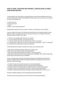 NURS 222 WEEK 1 QUESTIONS AND ANSWERS &vert; COMPLETE NURS 222 WEEK 1 STUDY GUIDE 2026&sol;2027