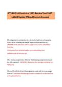 ATI RN Exit Predictor 2025 Retake Test 2025&NewLine;Latest Update With All Correct Answers&NewLine;