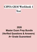 CIPFA GRM Workbook 1 Test PDF &vert; Practice Questions&comma; Revision Notes & Governance Risk Management Exam Guide 2026