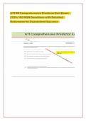 ATI RN Comprehensive Predictor Final Exam &lpar;&NewLine;Updated 2025 2026 &rpar; 1 100 Complete&NewLine;Questions & Answers &lpar;Solved&rpar; 100&percnt;&NewLine;Correct Graded A&plus;&NewLine;