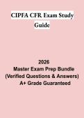 CIPFA CFR Exam Study Guide PDF &vert; Corporate Financial Reporting Practice Questions&comma; Revision Notes & Certification Review 2026