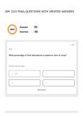 IDM 1010 FINAL QUESTIONS WITH VERIFIED ANSWERS