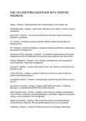 IDM 1010 MIDTERM QUESTIONS WITH VERIFIED ANSWERS
