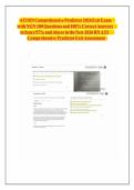 ATI RN Comprehensive Predictor 2026 Exit Exam&NewLine;with NGN 180 Questions and 100&percnt; Correct Answers&NewLine;to Score 97&percnt; and Above in the New 2026 RN ATI&NewLine;Comprehensive Predictor Exit Assessment&NewLine;