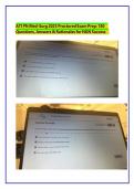 ATI PN Med-Surg 2023 Proctored Exam Prep&colon; 180&NewLine;Questions&comma; Answers & Rationales for NGN Success&NewLine;