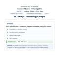 NUR257 &sol; NUR 257 Exam 2 &lpar;Latest 2026 &sol; 2027 Update&rpar;&colon; Concepts of Aging & Chronic Illness &vert; 100&percnt; Correct - Galen
