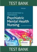 Test Bank for Davis Advantage for Townsend's Psychiatric Mental Health Nursing&comma; 11th Edition &vert; Karyn I&period; Morgan &vert; All Chapters &lpar;Latest 2026&rpar;