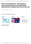 HESI PN Med-SURG EXAM - 2026 &lpar;Questions &plus; Answers&rpar; with verified Answers &lpar;Latest Update 2026&rpar; UPDATE&excl;&excl; Compliance Tips & How to Pass Fast&NewLine;&NewLine;&NewLine;