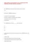 APHY 102 FINAL EXAM 2026&sol;2027 ACTUAL QUESTIONS WITH VERIFIED ANSWERS ALREADY GRADED A&plus;&period;