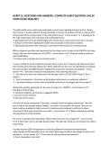 HURST Q 1 QUESTIONS AND ANSWERS &vert; COMPLETE HURST QUESTION 1 NCLEX STUDY GUIDE 2026&sol;2027