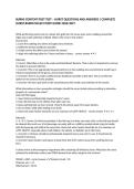 BURNS CONTENT POST TEST &ndash; HURST QUESTIONS AND ANSWERS &vert; COMPLETE HURST BURNS NCLEX STUDY GUIDE 2026&sol;2027&NewLine;&NewLine;