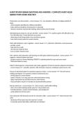 HURST REVIEW QBANK QUESTIONS AND ANSWERS &vert; COMPLETE HURST NCLEX QBANK STUDY GUIDE 2026&sol;2027
