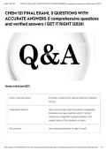 CHEM 121 FINAL EXAM&excl;&comma; &vert;&vert; QUESTIONS WITH ACCURATE ANSWERS &vert;&vert; comprehensive questions and verified answers &vert; GET IT RIGHT &vert;2026&excl;&NewLine;&NewLine;&NewLine;