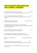 AICP EXAM PRACTICE QUESTIONS & VERIFIED ANSWERS &vert; 2026&ndash;2027 COMPREHENSIVE EXAM PREP