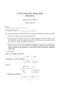 MATH 32B &ndash; Spring 2025 Midterm 2 &lpar;Fully Worked A&plus; Multivariable Calculus Solutions&rpar; &bull; UCLA &ndash; 2026 Updated
