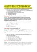 Texas Registered Accessibility Specialist &lpar;RAS&rpar; Licensing Exam &lpar;PDF&rpar; &vert; 2026 Exam Questions and Answers &plus; Rationales &vert; Study Guide &vert; 100&percnt; Correct