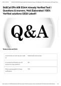 SkillCat EPA 608 EXAM Already Verified Test &vert; Questions & Answers&comma; Well Elaborated &vert; 100&percnt; Verified solutions &vert;2026 Latest&excl;&excl;&NewLine;&NewLine;&NewLine;
