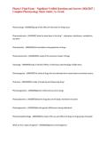 Pharm 1 Final Exam &ndash; Nagelhout Verified Questions and Answers 2026&sol;2027 &vert; Complete Pharmacology Study Guide &vert; A&plus; Grade&NewLine;