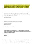 NR 603 CEA EXAM WEEK 1 &vert;2026&vert; COMPLETE EXAM TEST QUESTIONS AND VERIFIED ANSWERS LATEST VERSION FOR GUARANTEED SUCCESS&vert;GET IT 100&percnt; ACCURATE&excl;&excl;