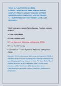 TEXAS SLPA JURISPRUDENCE EXAM                                           &NewLine;&lpar;LATEST&rpar; &vert;&vert; MOST RECENT EXAM 2026&vert;2027 ACTUAL &NewLine;COMPLETE REAL EXAM QUESTIONS AND CORRECT &NewLine;ANSWERS &lpar;VERIFIED ANSWERS&rpar; ALREADY GRADED              &NewLine;A&plus; &vert; GUARANTEED SUCCESS&excl;&excl; NEWEST 