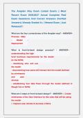 The Anaplan Way Exam &lpar;Latest Exam&rpar; &vert;&vert; Most &NewLine;Recent Exam 2026&vert;2027 Actual Complete Real &NewLine;Exam Questions And Correct Answers &lpar;Verified &NewLine;Answers&rpar; Already Graded A&plus; &vert; Newest Exam &vert; Just &NewLine;Released&excl;&excl;   