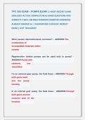 TPC 305 EXAM &ndash; PUMPS EXAM &vert;&vert; MOST RECENT EXAM &NewLine;2026&vert;2027 ACTUAL COMPLETE REAL EXAM QUESTIONS AND &NewLine;CORRECTLY WELL DEFINED ANSWERS &lpar;VEERIFIED ANSWERS&rpar;  &NewLine;ALREADY GRADED A&plus; &vert; GUARANTEED SUCCESS&excl;&excl; NEWEST  &NewLine;EXAM &vert; JUST  RELEASED&excl;&excl;