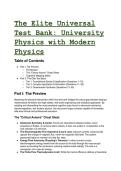 2026&sol;2027 S-Tier University Physics & Modern Physics Elite Test Bank &vert; 20&plus; Advanced Q&A with Mentor Analysis