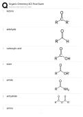 Organic Chemistry American Chemical Society &lpar;ACS&rpar; Final Exam EXAM STUDY GUIDE 2026&sol;2027 ACCURATE QUESTIONS WITH CORRECT DETAILED SOLUTIONS &vert;&vert; 100&percnt; GUARANTEED PASS NEWEST VERSION