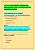 NSG 530 &ndash; Exam III Advanced Pathophysiology &vert; &NewLine;Wilkes University &vert; 2024&sol;2025 &vert; Verified Questions &NewLine;and Answers &vert; Grade A&plus; 
