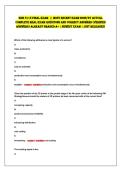 ISDS 3115 FInal Exam &vert;&vert; mOST RECEnT Exam 2026&sol;27 aCTUal&NewLine;COmPlETE REal Exam QUESTIOnS anD CORRECT anSWERS &lpar;VERIFIED&NewLine;anSWERS&rpar; alREaDY GRaDED a&plus; &vert; nEWEST Exam &vert; JUST RElEaSED&excl;