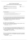 APEA PHARMACOLOGY EXAM 2026 158&plus; COMPLETE EXAM QUESTIONS AND ANSWERS 100&percnt; VERIFIED A&plus; GRADE ASSURED&excl;&excl;&excl;&excl;&excl; NEW LATEST UPDATE&excl;&excl;&excl;&excl;&excl;