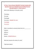 ATI Teas 7 Science Newest 2026&sol;2027 Test Bank Complete 300 &NewLine;Questions And Correct Detailed Answers &lpar;Verified Answers&rpar; &NewLine;&vert;Already Graded A&plus; &vert;&vert; New Version&excl;&excl;&excl;