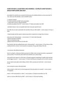 HURST REVIEW &lpar;1&rpar; QUESTIONS AND ANSWERS &vert; COMPLETE HURST REVIEW 1 NCLEX STUDY GUIDE 2026&sol;2027