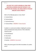 ATLS POST TEST 6 LATEST VERSIONS&comma;ALL FINAL EXAM &NewLine;QUESTIONS & ANSWERS 2026&sol;2027 GRADED A &plus;&lpar;ALL &NewLine;QUESTIONS AND POSSIBLES ARE HERE&rpar;&sol;COMPLETE PACKAGE &NewLine;2026&sol;2027 LATEST UPDATE&excl;&excl;&excl;