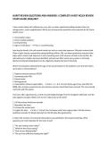 HURST REVIEW QUESTIONS AND ANSWERS &vert; COMPLETE HURST NCLEX REVIEW STUDY GUIDE 2026&sol;2027